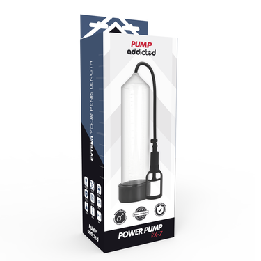 Pompa Pene Manuale con Tubo Lungo 24 cm per Erezioni Potenziate